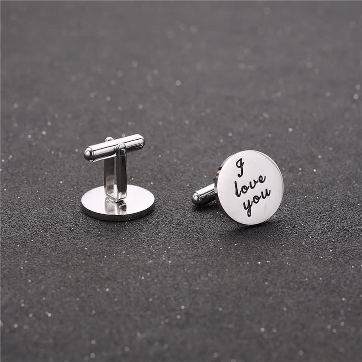 Men's I Love You To Infinity And Beyond Cufflinks - image 4