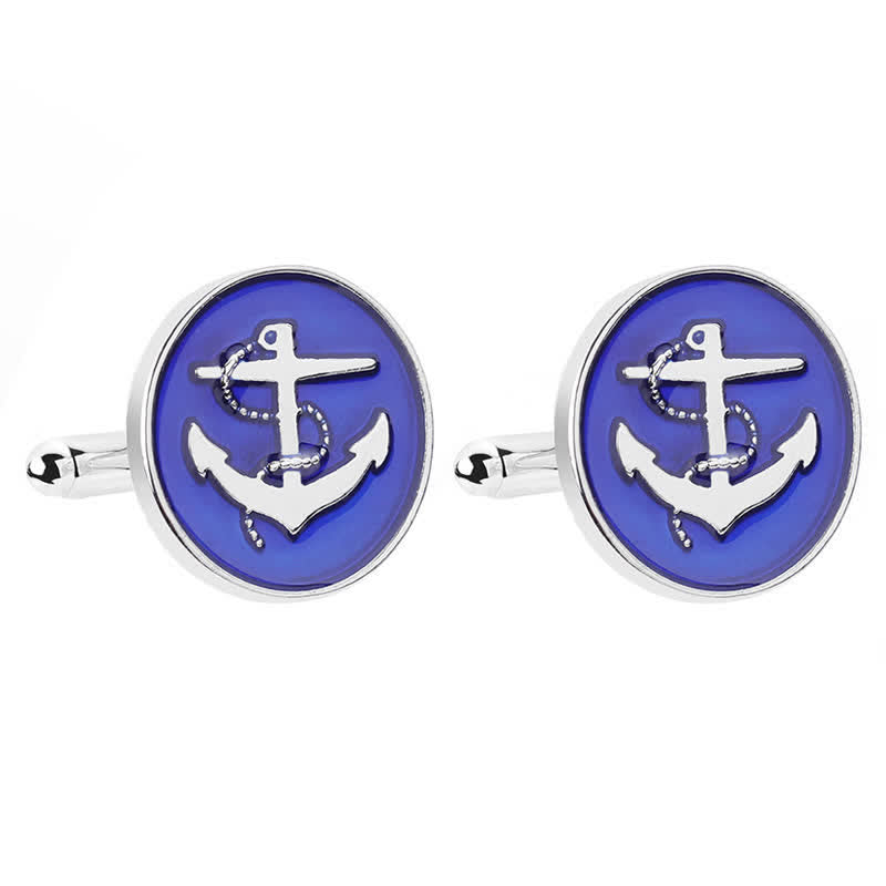 Men's Nautical Boat Anchor Cufflinks - image 8