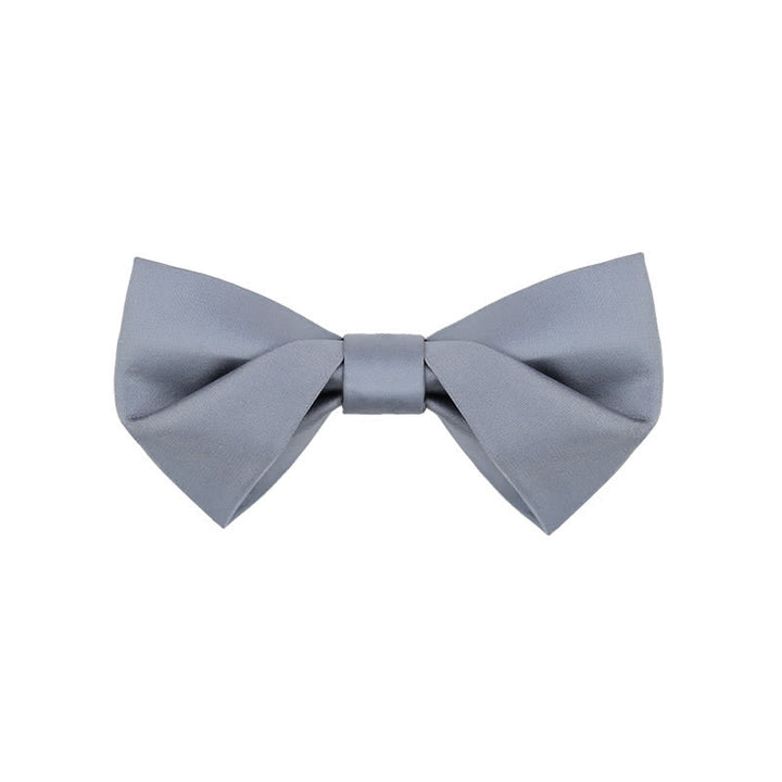 Men's Classic Simple Solid Color Wedding Bow Tie - Style #2 - LightSteelBlue - image 10