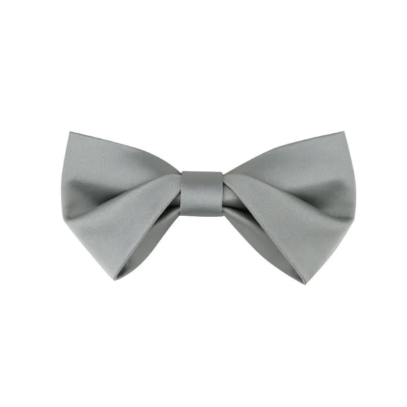 Men's Classic Simple Solid Color Wedding Bow Tie - Style #2 - DarkSeaGreen - image 14