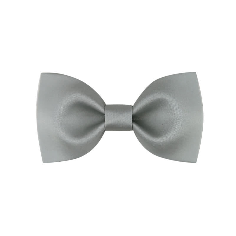 Men's Classic Simple Solid Color Wedding Bow Tie - Style #1 - DarkSeaGreen - image 13