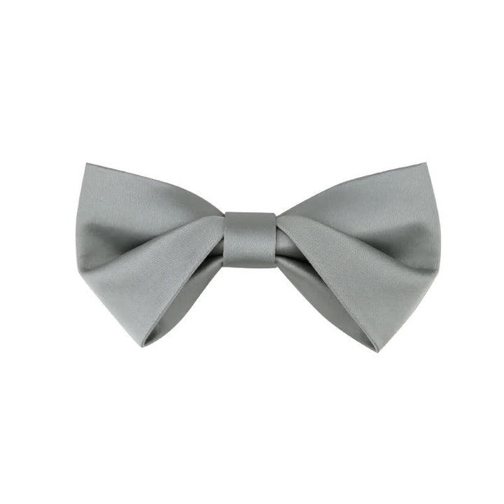 Men's Classic Simple Solid Color Wedding Bow Tie - Style #2 - DarkSeaGreen - image 14