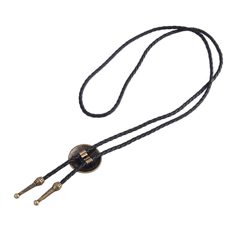 Western Deer Head Cowboy Rodeo Bolo Tie - image 3