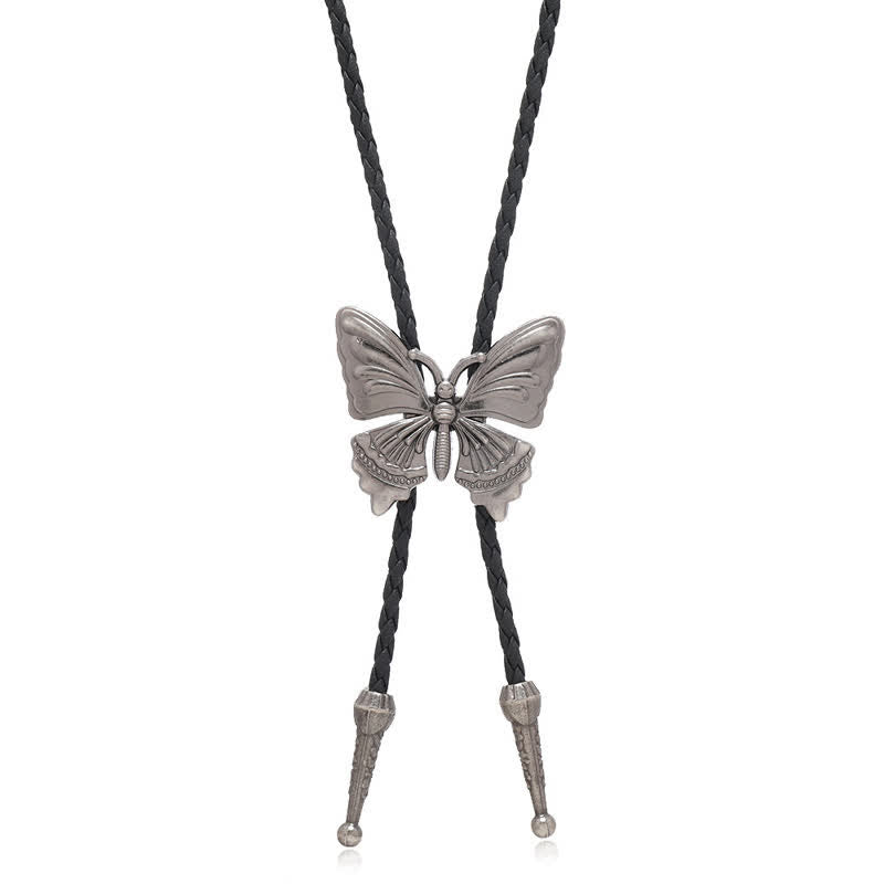 Charming Dance Butterfly Braided Bolo Tie - image 7
