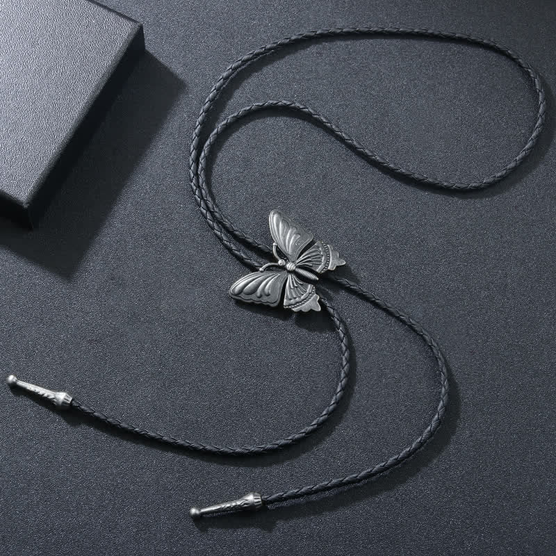 Charming Dance Butterfly Braided Bolo Tie - image 6