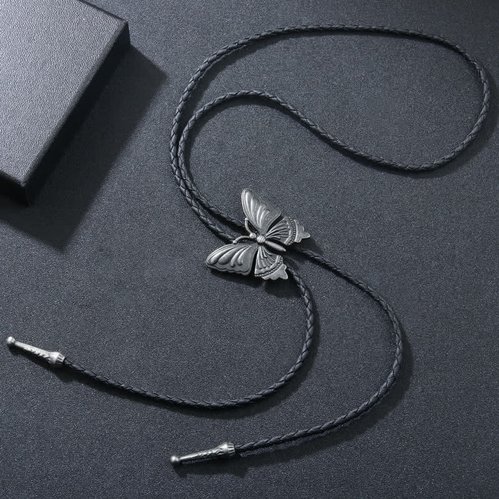 Charming Dance Butterfly Braided Bolo Tie - image 6