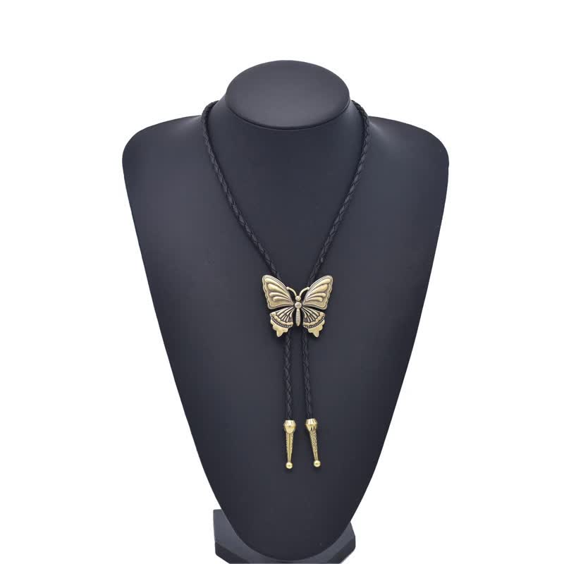 Charming Dance Butterfly Braided Bolo Tie - image 3