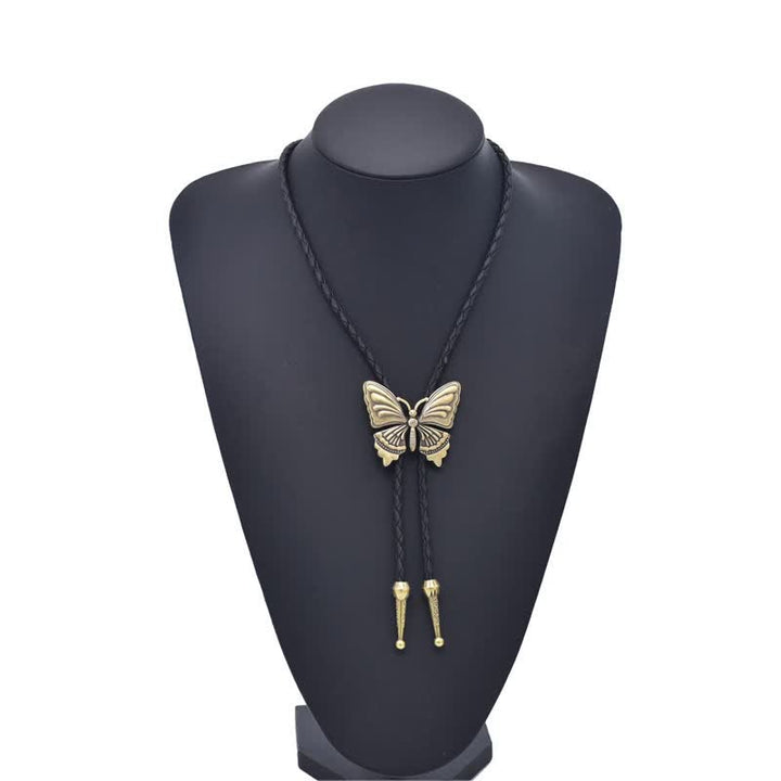 Charming Dance Butterfly Braided Bolo Tie - image 3