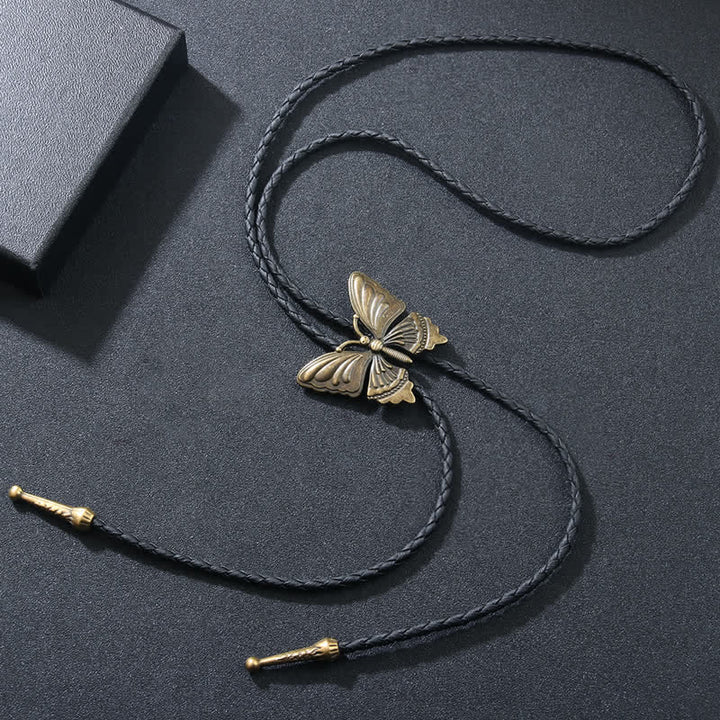 Charming Dance Butterfly Braided Bolo Tie - image 2