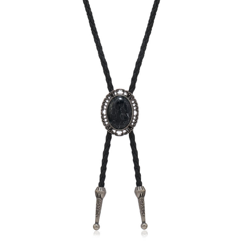 Stunning Western Replica Stone Bolo Tie - image 9