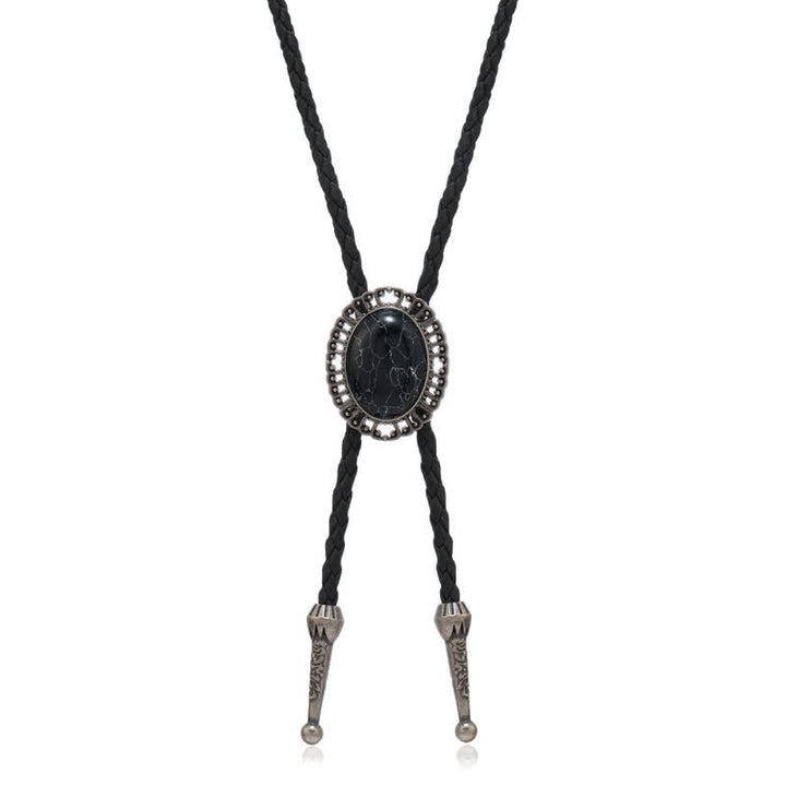 Stunning Western Replica Stone Bolo Tie - image 9