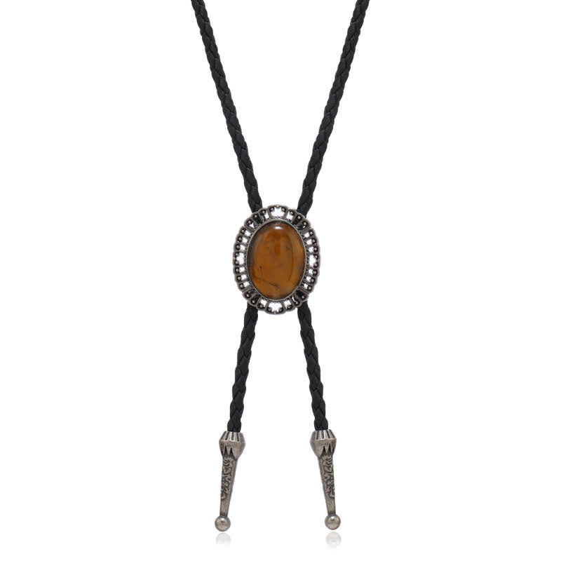 Stunning Western Replica Stone Bolo Tie - image 11