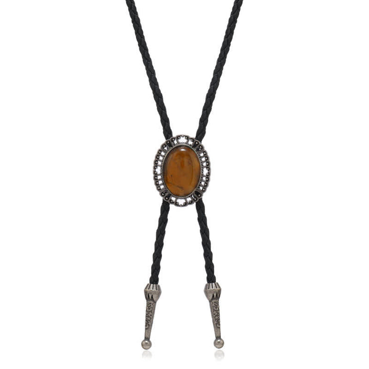 Stunning Western Replica Stone Bolo Tie - image 11