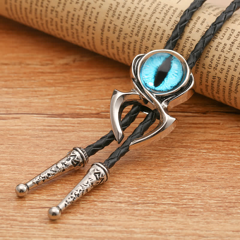 Unique Spider Shape Devil Eye Bolo Tie - Blue - image 0