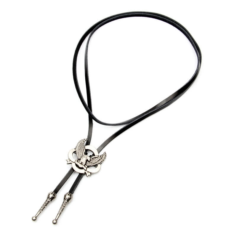Western Charming Flying Eagle Bolo Tie - image 4