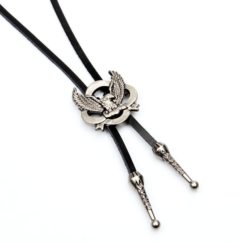 Western Charming Flying Eagle Bolo Tie - image 5