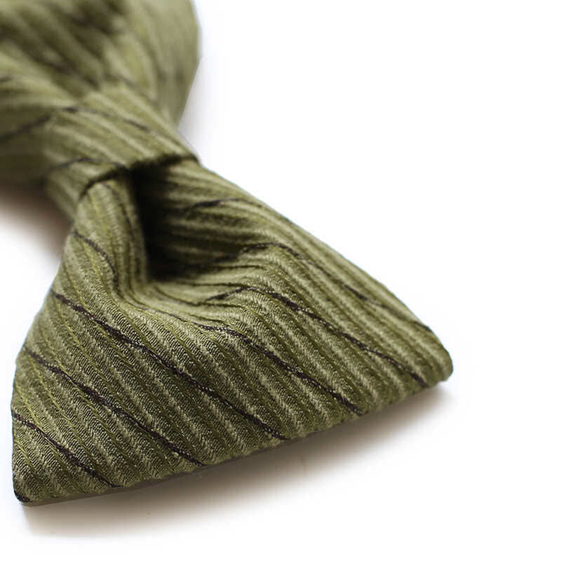 Men's Green Series Twill Wedding Bow Tie - image 3