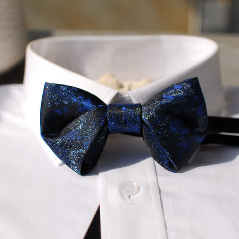Gentlemanlike Royal Rhinestone Navy Bow Ties Bundle Set - image 2