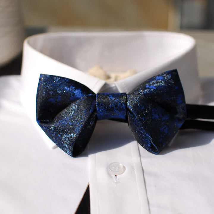 Gentlemanlike Royal Rhinestone Navy Bow Ties Bundle Set - image 2