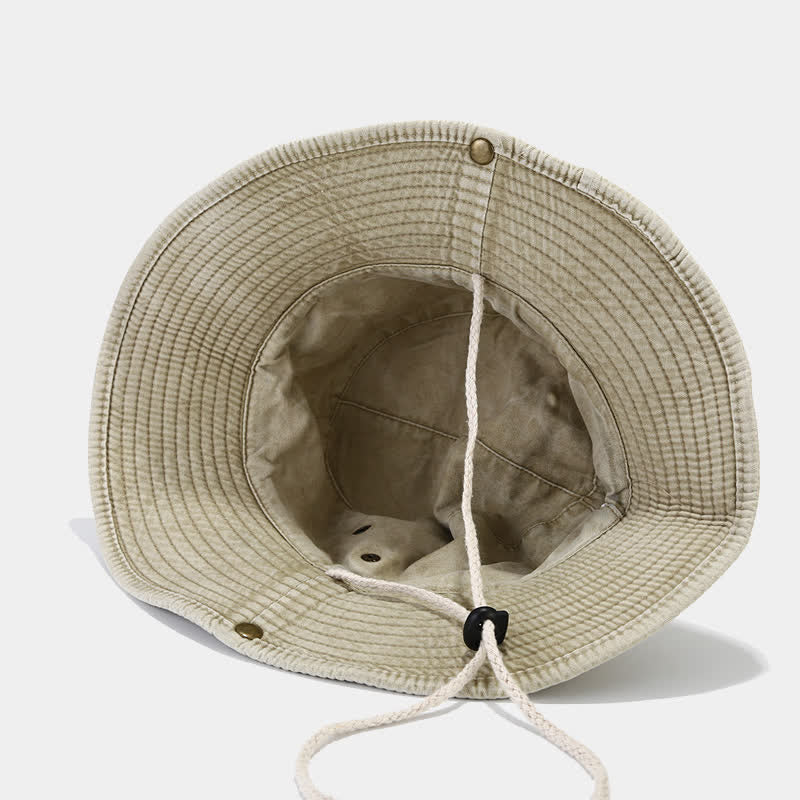 Unisex Rhinestones Star Cowboy Bucket Hat - image 7