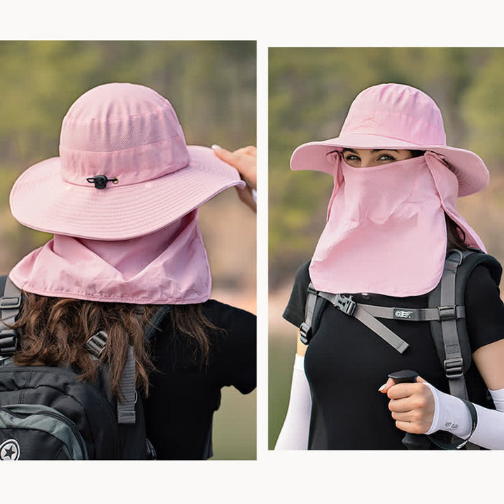 Men's Detachable Face Mask Hiking Bucket Hat - image 15