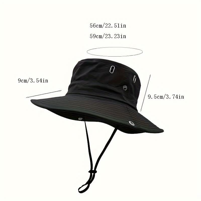 Men's Sunshade Big Brim Mountaineering Bucket Hat - image 5