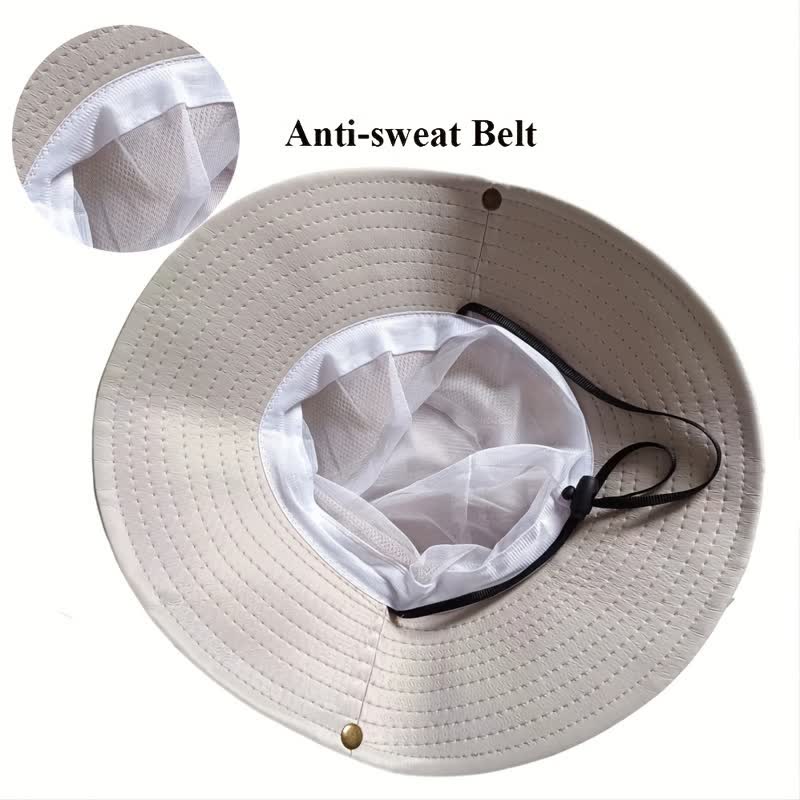 Men's Summer Sun Block Beach Travel Bucket Hat - image 2