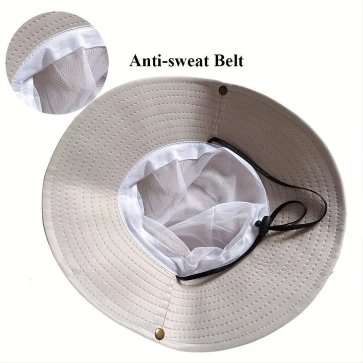 Men's Summer Sun Block Beach Travel Bucket Hat - image 2
