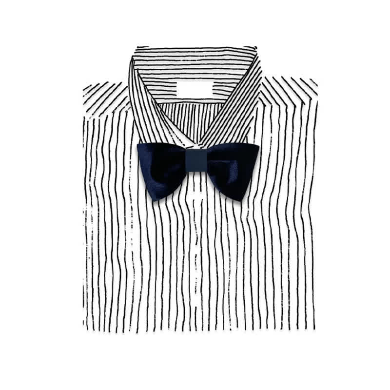 Men's Luxurious Double Layers Velvet Bow Tie - image 3