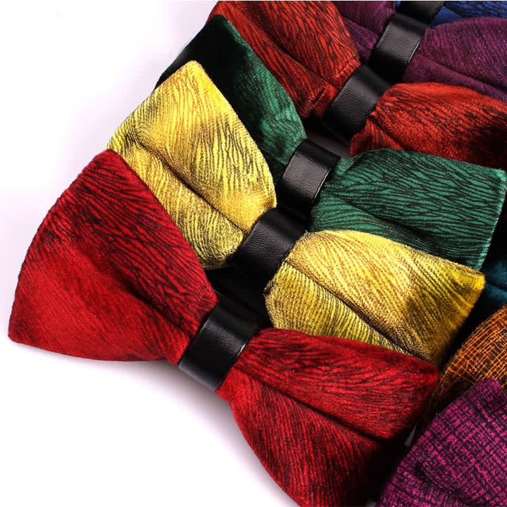 Men's Chic Luxury Velvet Banquet Suit Bow Tie - image 4