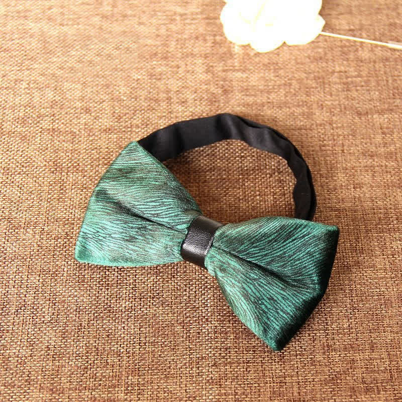 Men's Chic Luxury Velvet Banquet Suit Bow Tie - MediumAquamarine - image 21