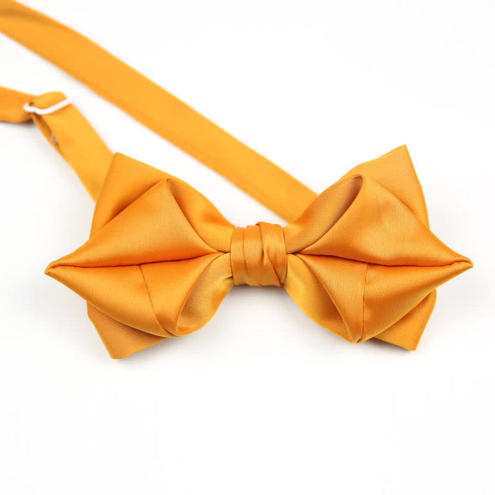 Men's Leisure Style Unique Pointed Shape Bow Tie - image 7
