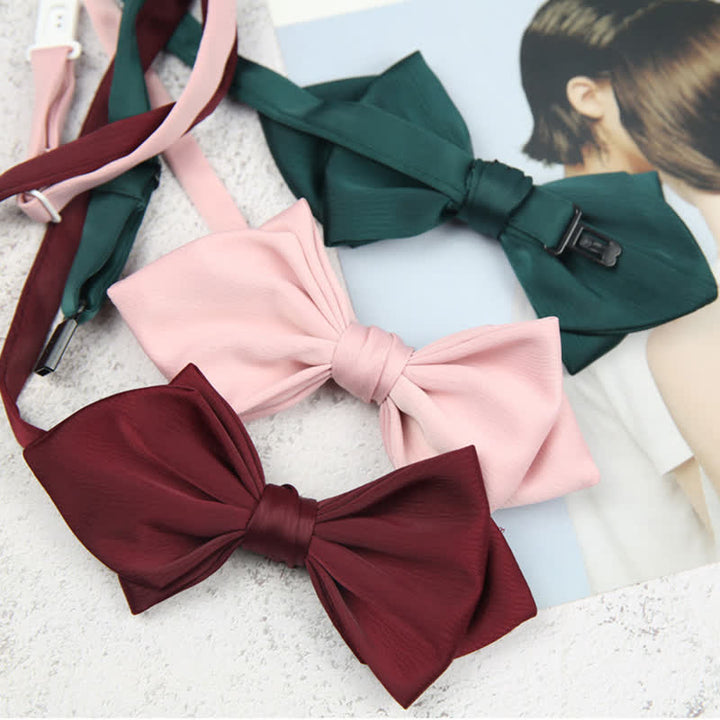 Men's Wedding Special Pointed Shape Bow Tie - image 5