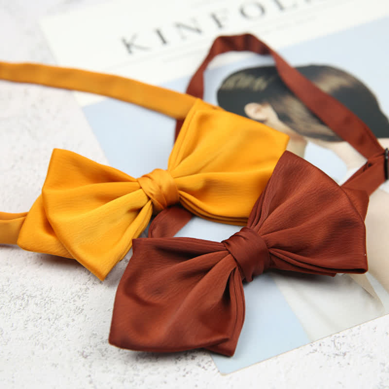Men's Wedding Special Pointed Shape Bow Tie - image 3