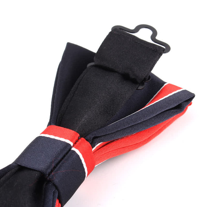 Men's Novel Stylish Colorful Striped Bow Tie - image 5