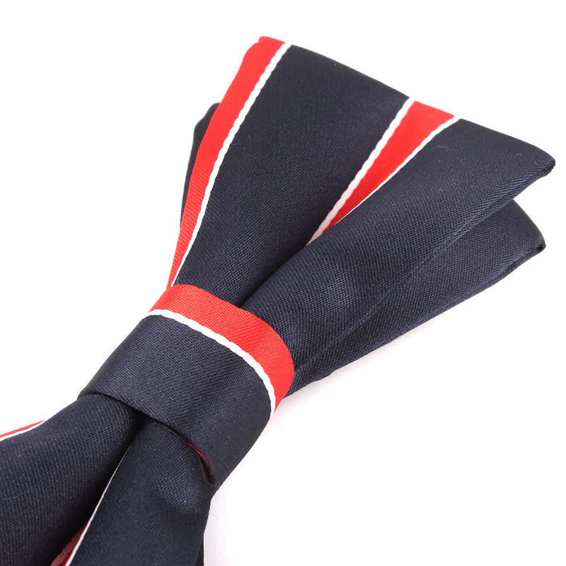 Men's Novel Stylish Colorful Striped Bow Tie - image 4
