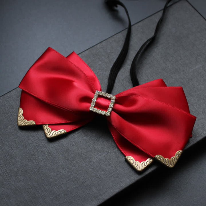 Men's Noble Classical Triple Layered Marriage Bow Tie - image 3