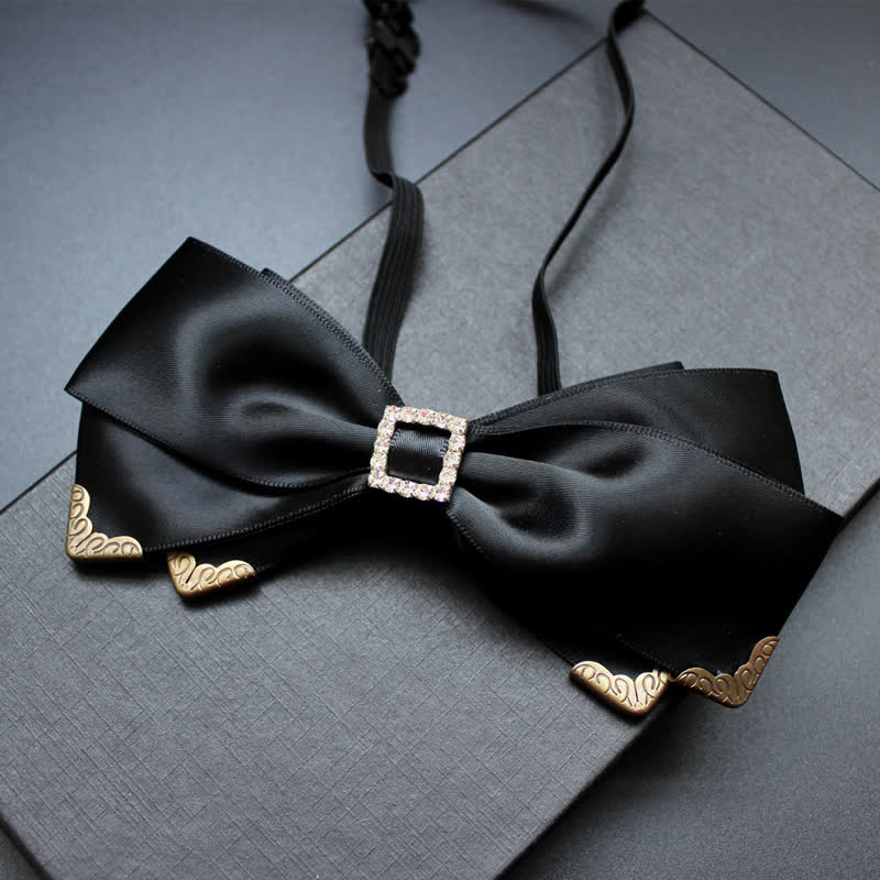 Men's Noble Classical Triple Layered Marriage Bow Tie - image 6