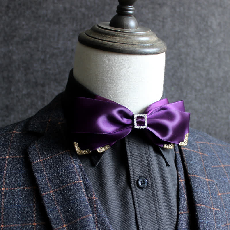 Men's Noble Classical Triple Layered Marriage Bow Tie - image 8