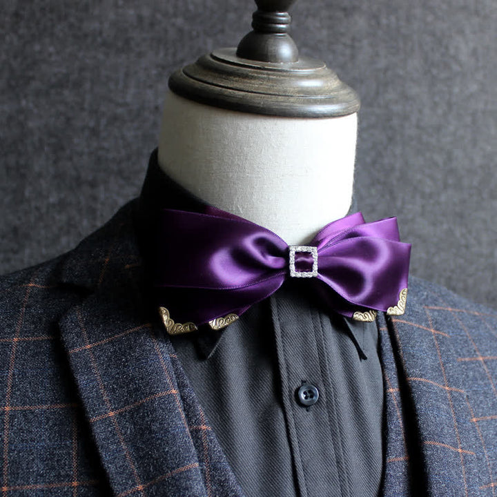 Men's Noble Classical Triple Layered Marriage Bow Tie - image 8
