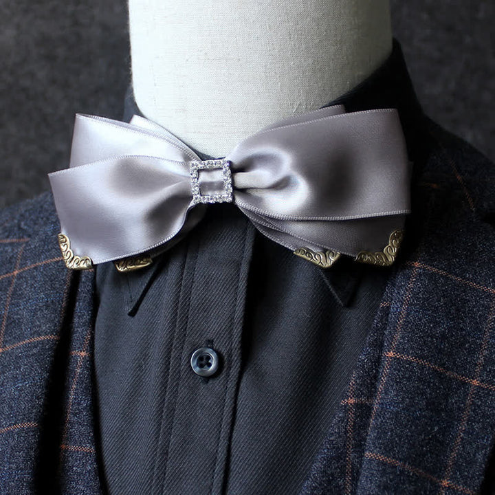 Men's Noble Classical Triple Layered Marriage Bow Tie - image 0