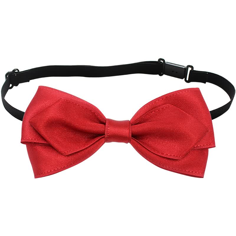 3Pcs Men's Wedding Grooms Rose Corsage Bow Tie Set - image 4