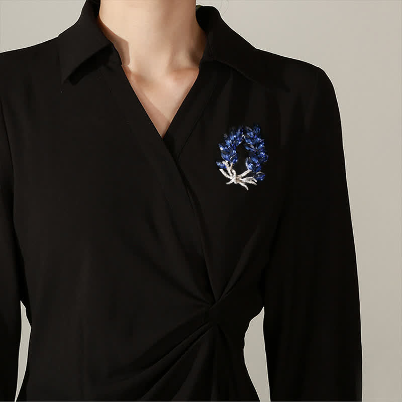 Women's Luxury Wheat Ear Bouquet Brooch - image 7
