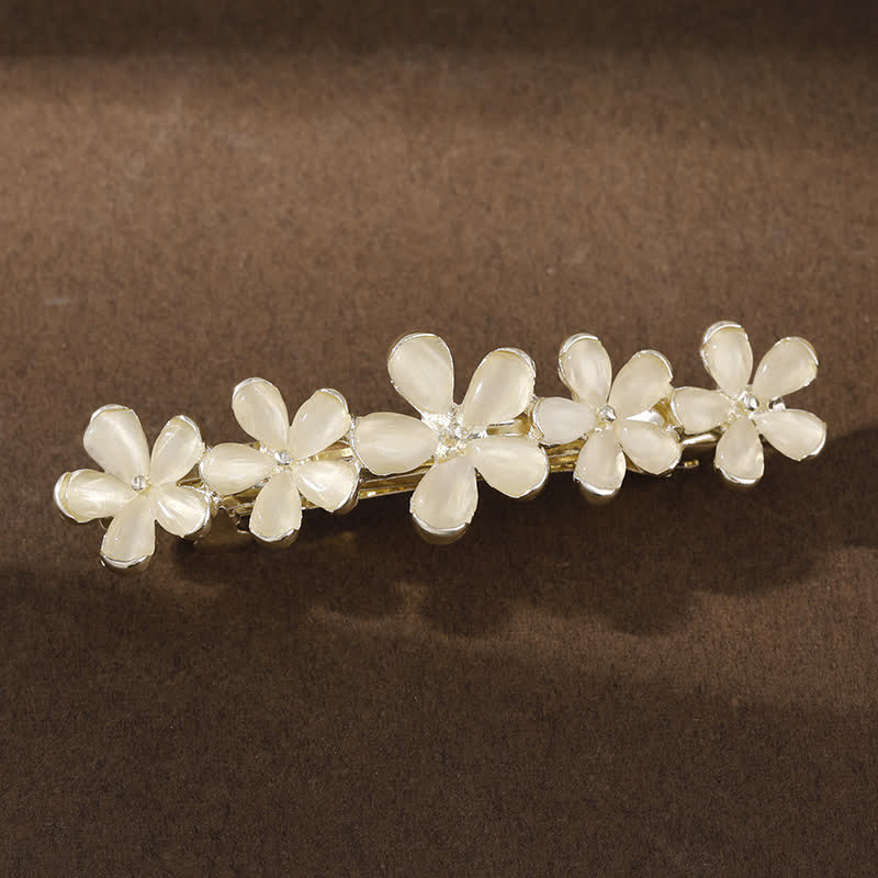 Women's Fairy Butterfly Flower Opals Hair Clip - Flower - image 6