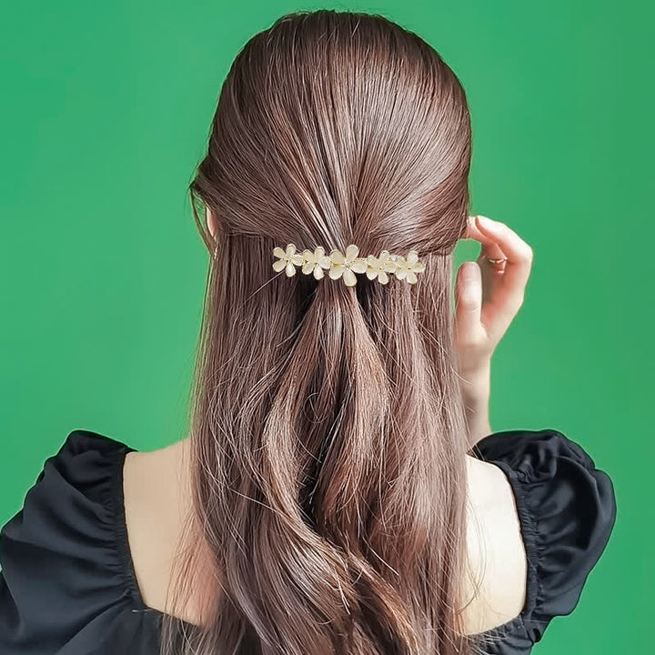 Women's Fairy Butterfly Flower Opals Hair Clip - image 1