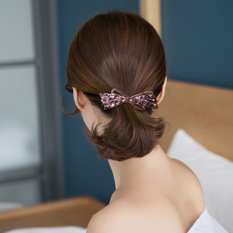 Women's Sparkling Glitter Crystal Hair Clip - image 1