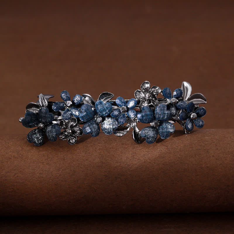 Women's Cute Little Daisy Flowers Hair Clip - Blue - image 6