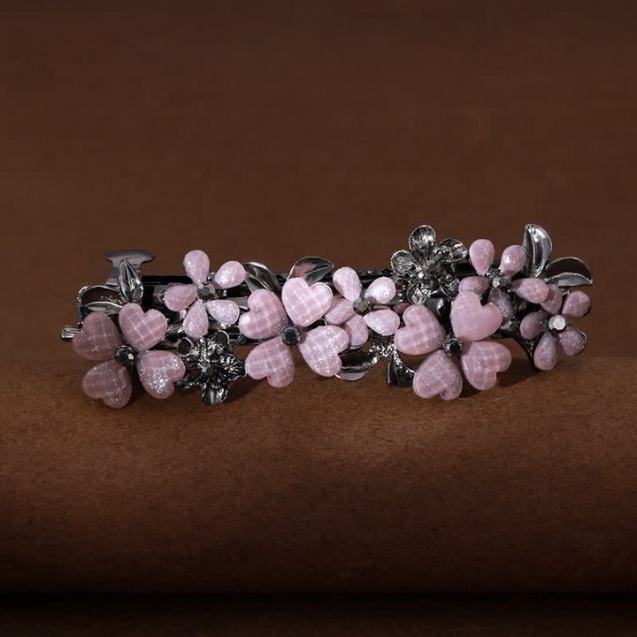 Women's Cute Little Daisy Flowers Hair Clip - Pink - image 4