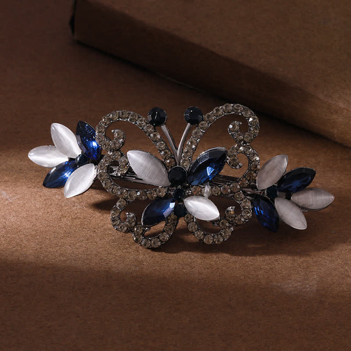 Women's Crystal Rhinestones Butterfly Hair Clip - image 2