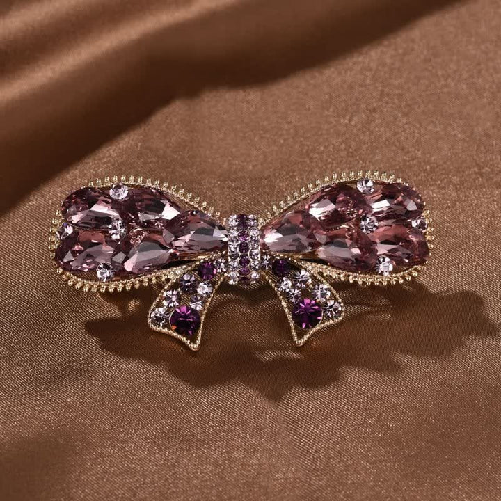 Women's Graceful Bow Knot Shape Hair Clip - Violet - image 6